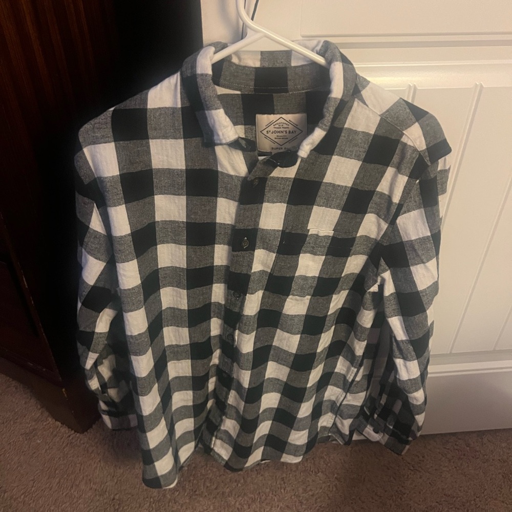 Black and White flannel